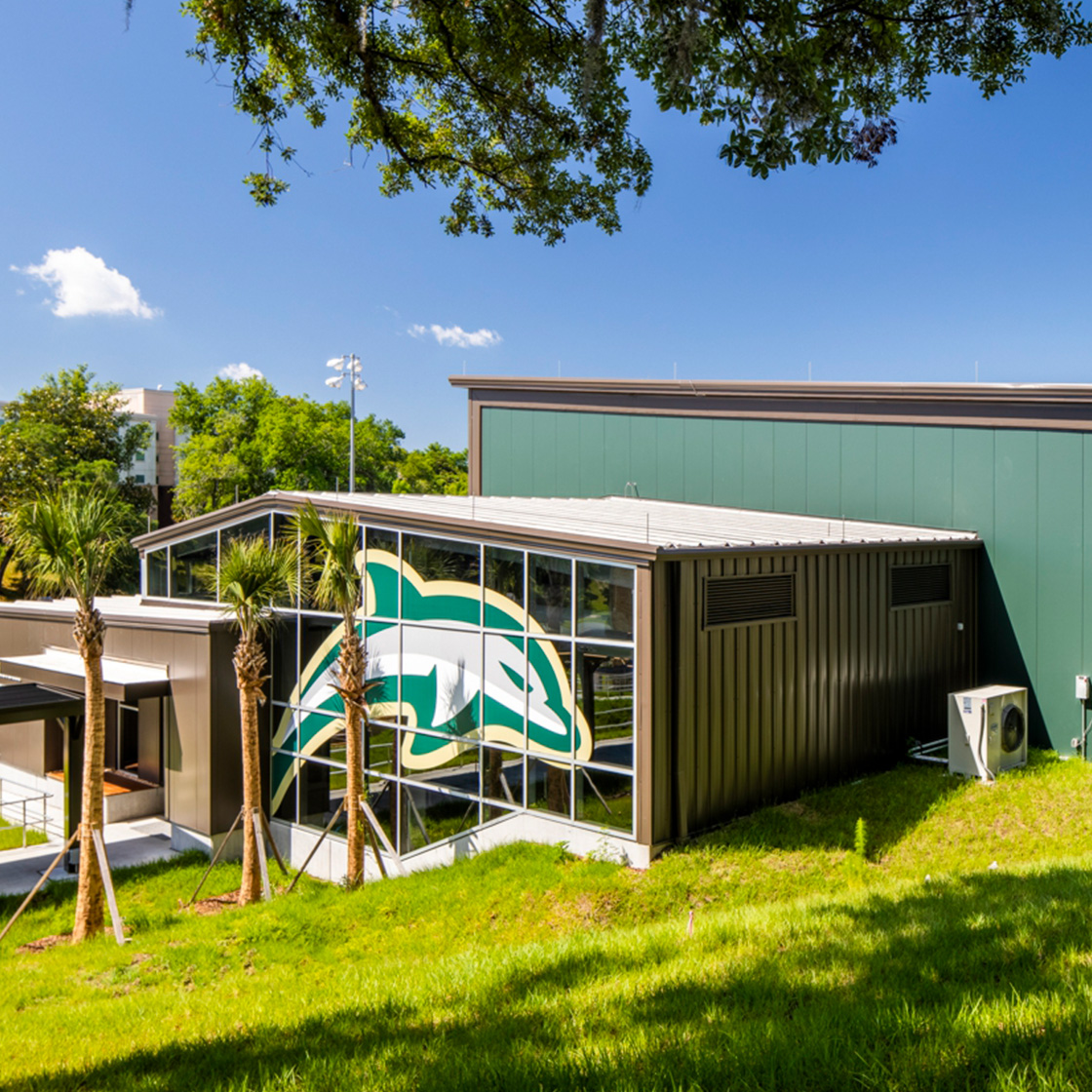 Jacksonville University Basketball Performance Center makes the assist for Swisher