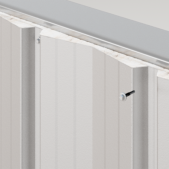 Six Rib Wall Cladding Vee Rib™ Wall - Corrugated Metal Wall Panels