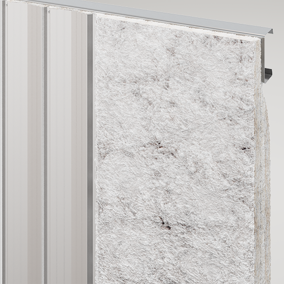 Insulation Rib Vee Rib™ Wall - Corrugated Metal Wall Panels