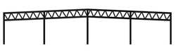 Illustration of continuous truss framing