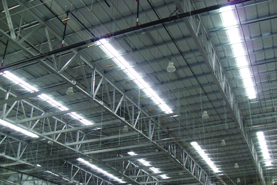 prismax daylighting system installed on ceiling