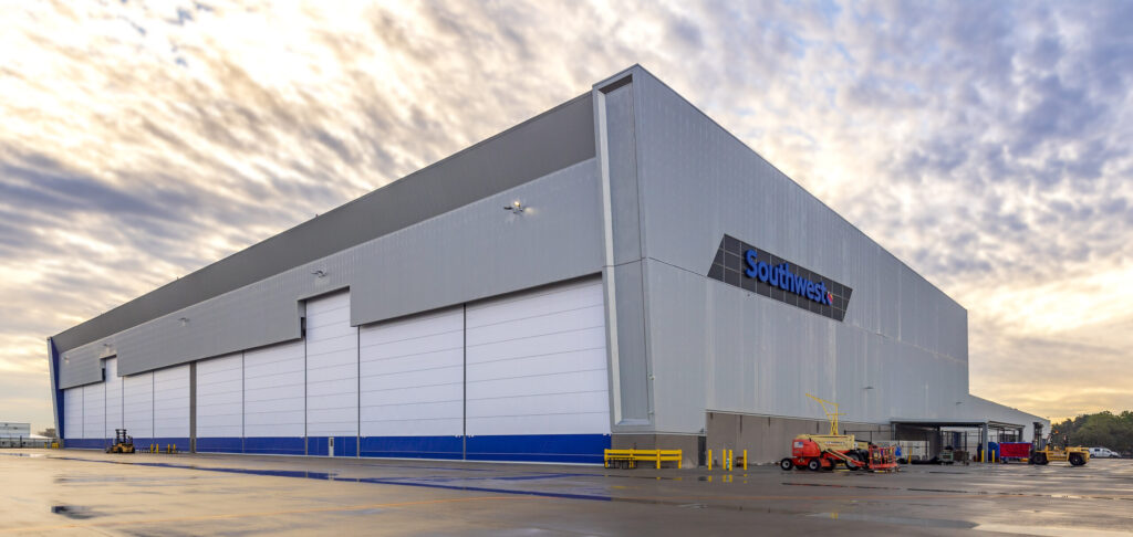 Southwest Airlines Maintenance Hangar.